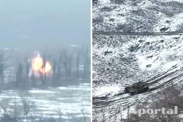 Украинские военные показали, как из танка уничтожили вражеский блиндаж с оккупантами и заграждения (видео)