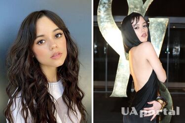 Дженна Ортега - Венздей Аддамс - з'явилася на показі Saint Laurent у Парижі у стильному чорному образі - фото