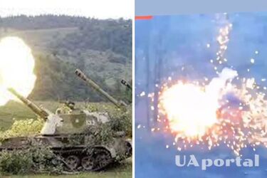 Українські військові показали знищення ворожої САУ 'Акація' на сході (відео)