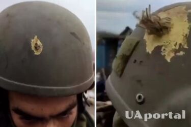 Пуля прошила шлем насквозь, но защитник выжил: военные показали шокирующее видео