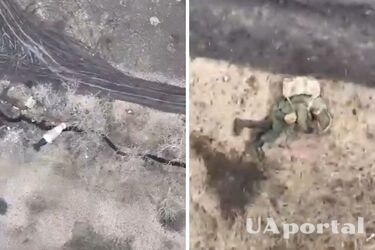 Украинские военные показали охоту на российских снайперов в Донецкой области (видео из дрона)
