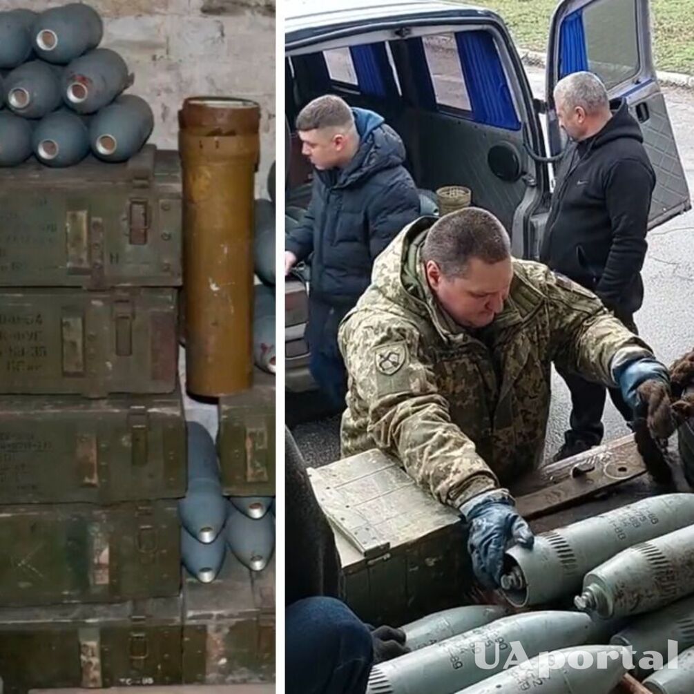 'Ленд ліз по-російськи': на Харківщині у підвалі знайшли сховані росіянами боєкомплекти (відео)