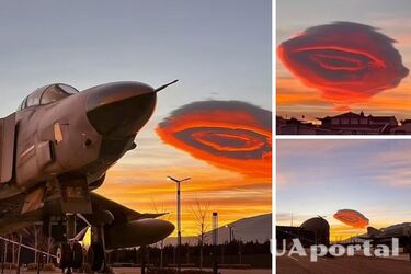 Необычное явление в Турции: в небе появилось облако, похожее на женский половой орган (видео)