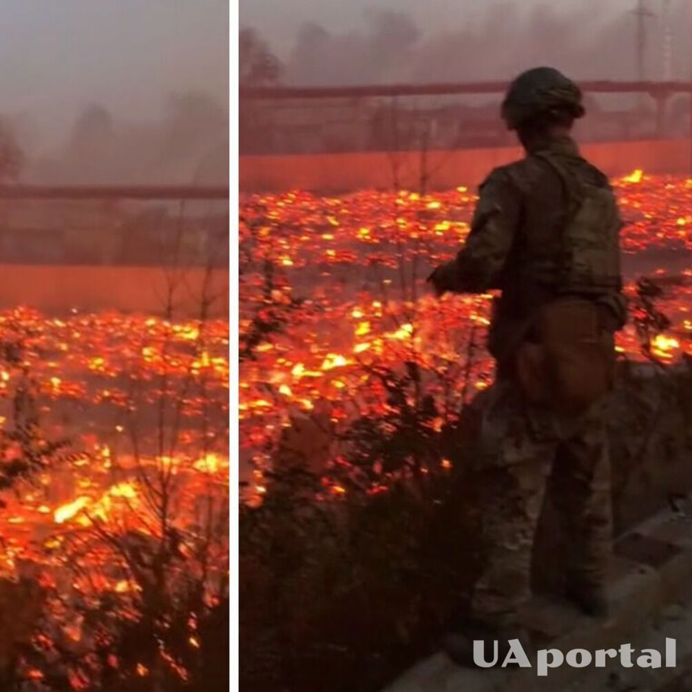 Военные показали, как выглядит 'адский пожар' после вражеских обстрелов