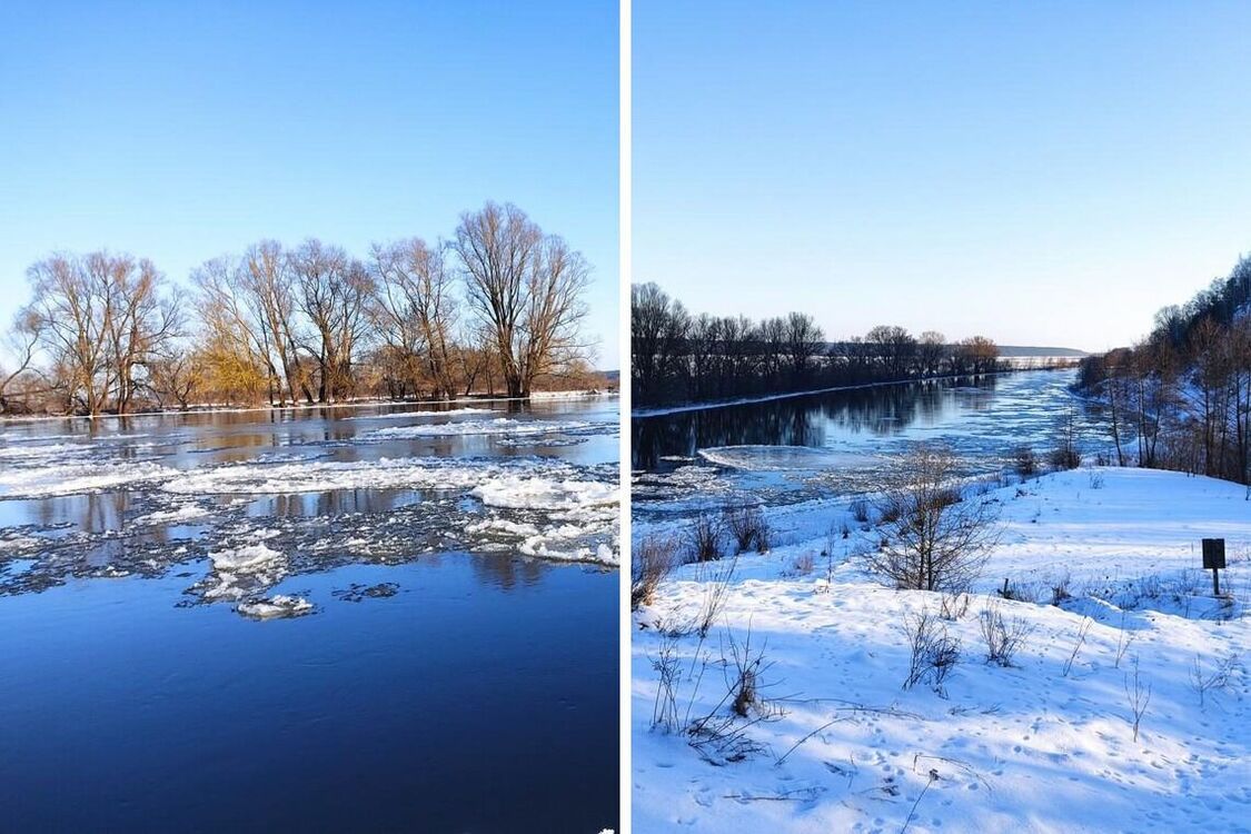 Дістатись можна через сусідню область: найбільша за 130 років зимова повінь накрила Чернігівщину (фото, відео) 