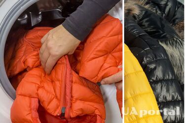 Как подготовить куртку к стирке в стиральной машине
