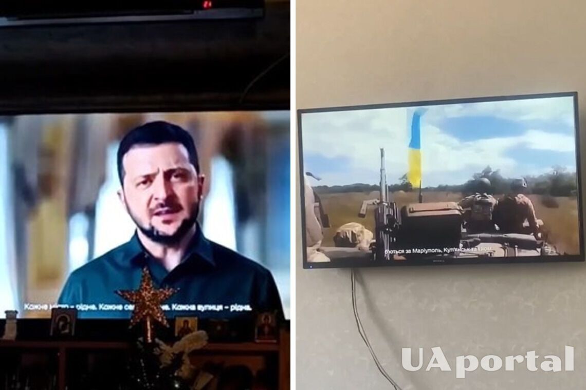 В Крыму и Белгородской области по телевизору показали обращение Зеленского и работу ВСУ (видео)