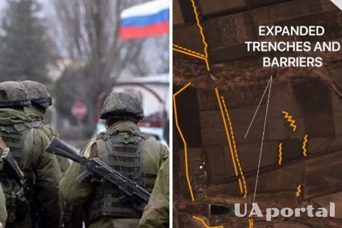Россияне строят новые укрепления на Луганщине (видео)