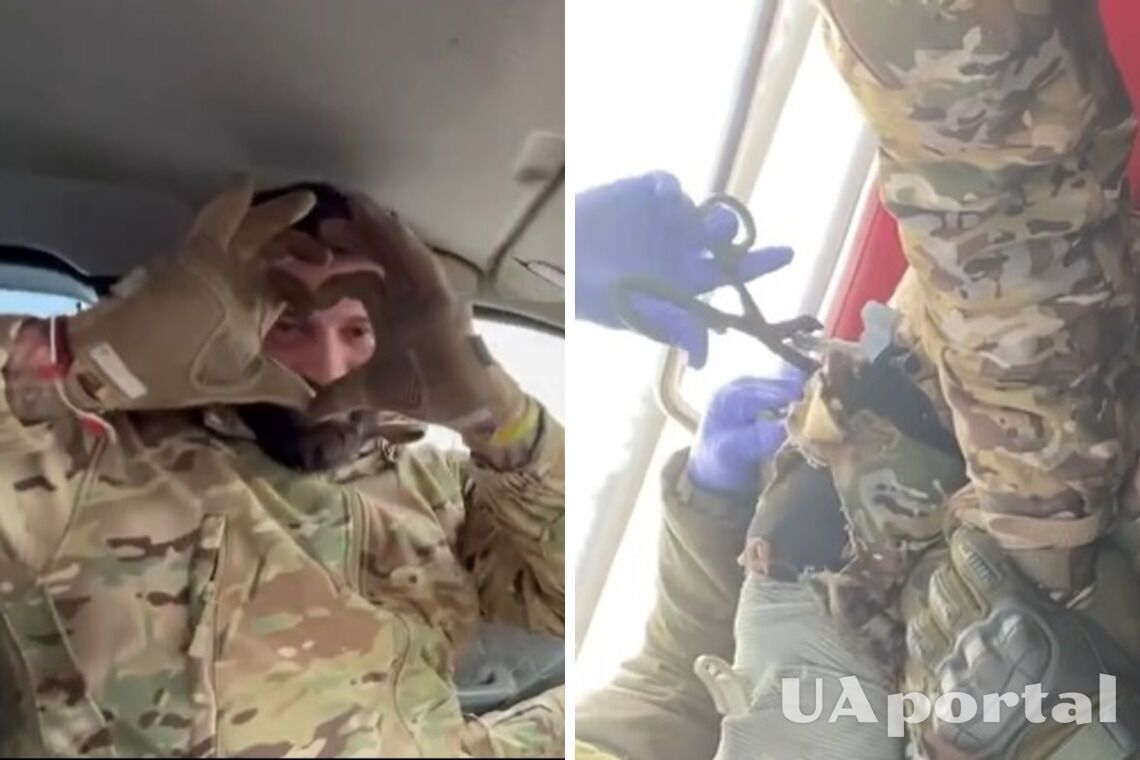 Даниэль Салем показал видео, как бойцы ВСУ пели гимн вместе с раненым собратьем во время эвакуации на лодке (видео)