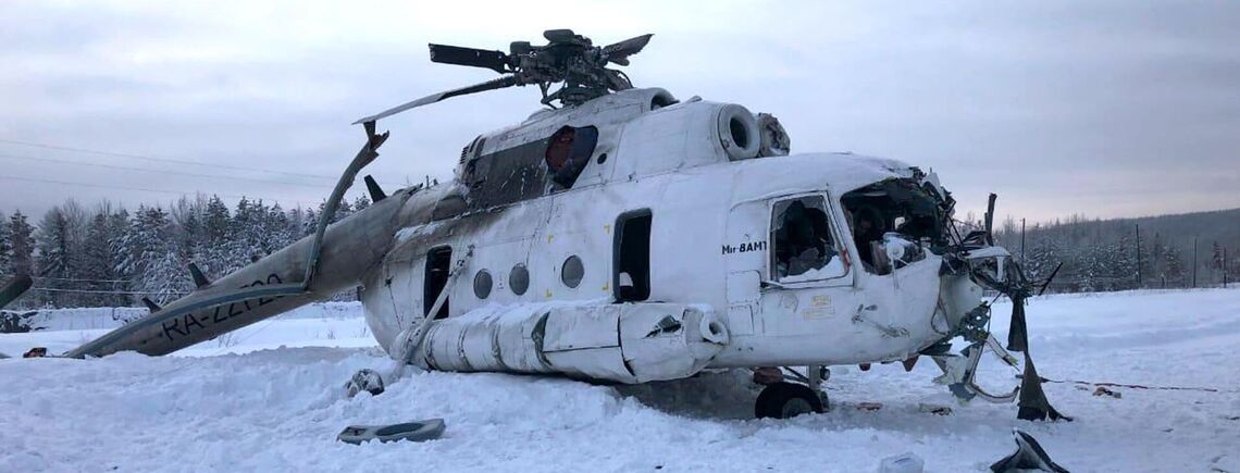В аэропорту Внуково на россии упал вертолет Ми-8, перевозивший первых лиц государства – СМИ