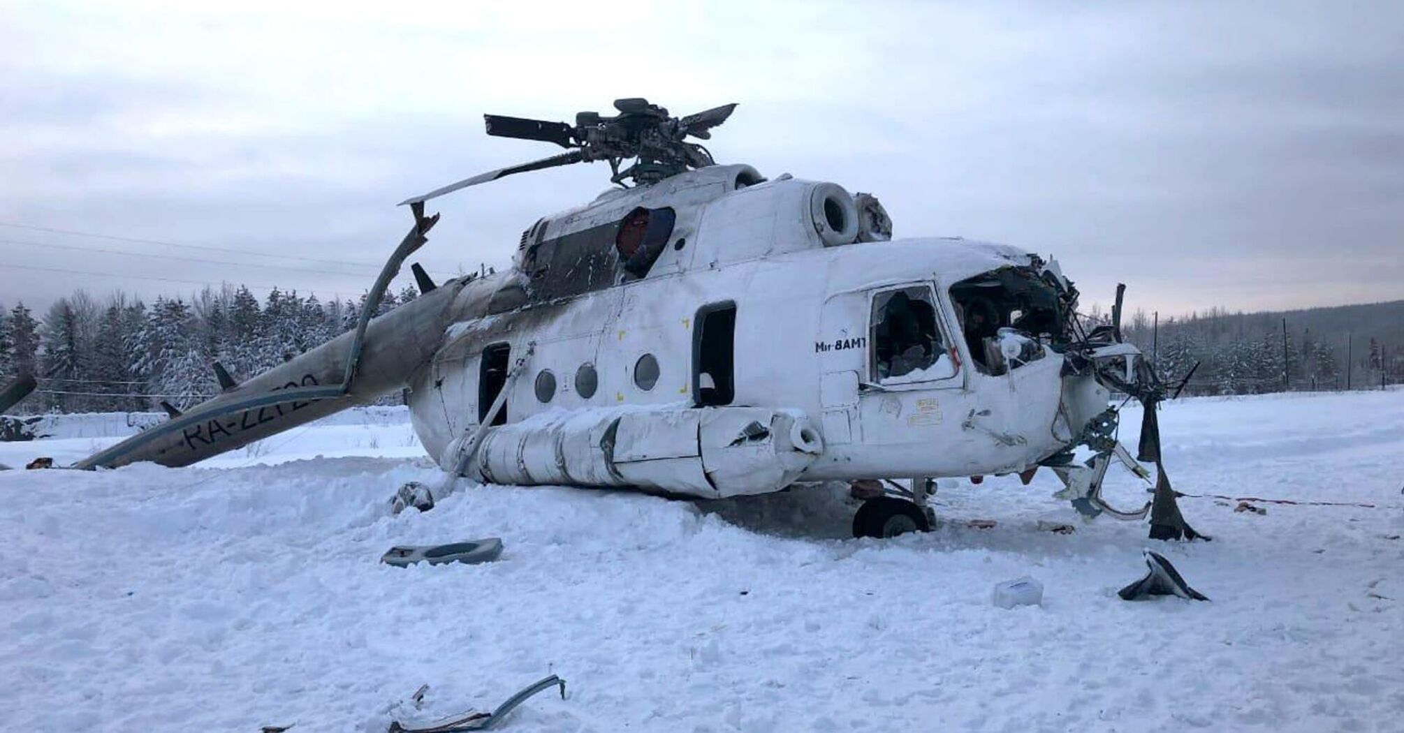 В аеропорту Внуково на росії впав гвинтокрил Мі-8, який перевозив перших осіб держави – ЗМІ