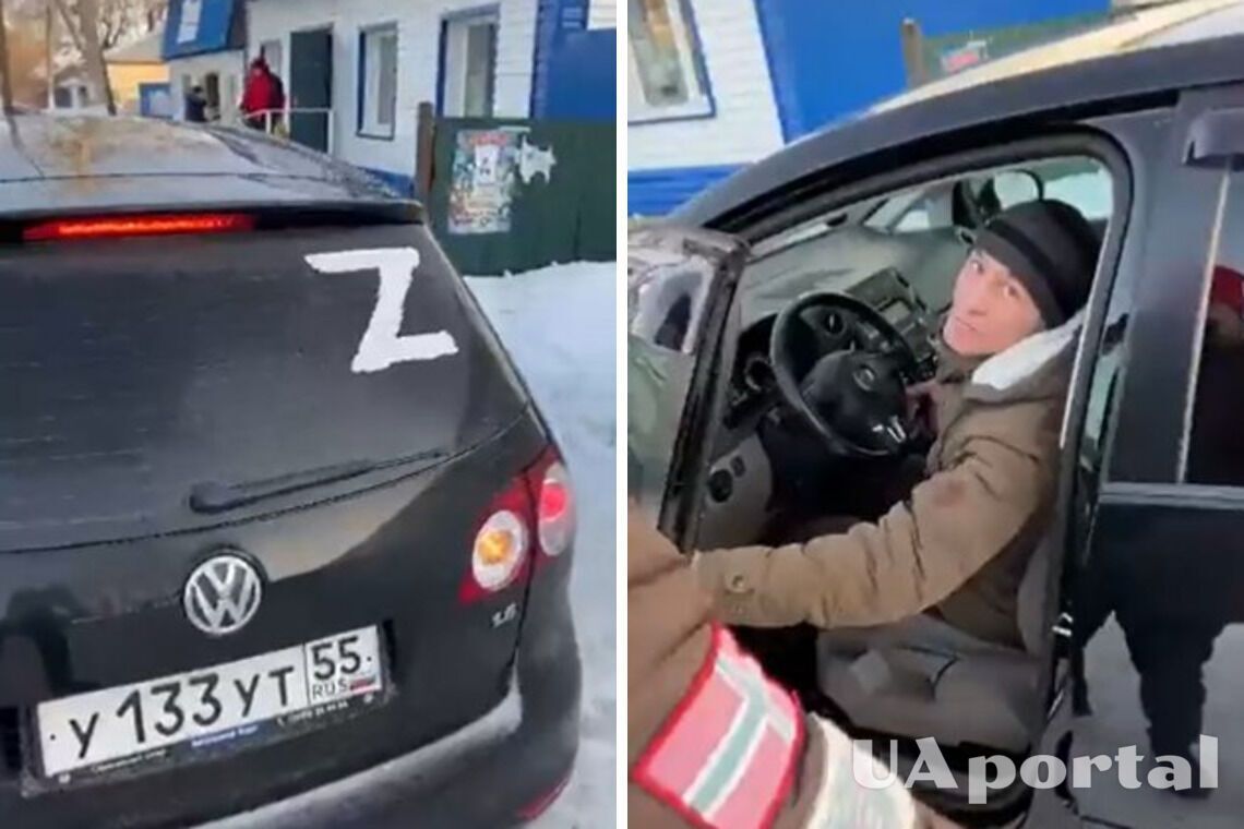 'В россии пусть ездят, в Казахстане нельзя': водителя заставили снять наклейку 'Z' с автомобиля (видео)