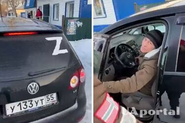 'У росії хай їздять, у Казахстані не можна': водія змусили зняти наліпку 'Z' з автомобіля (відео)