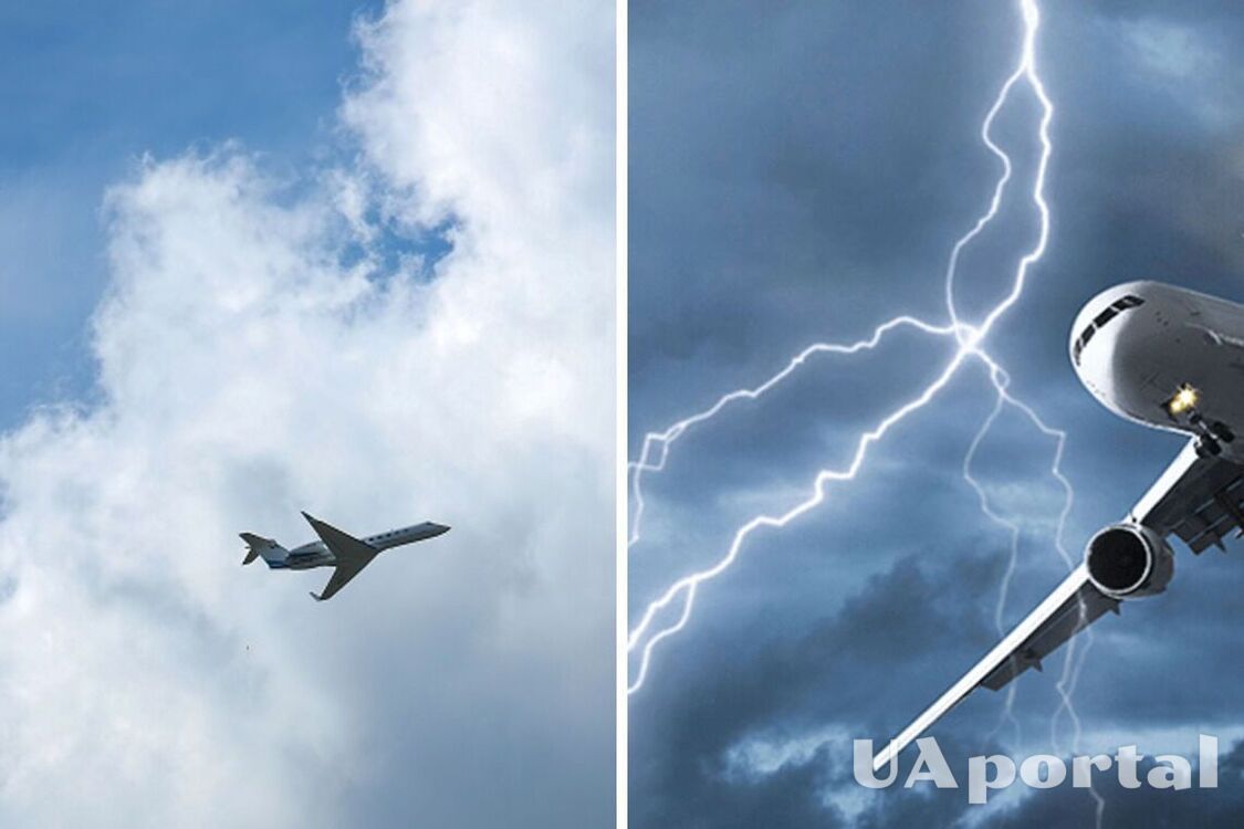 Появилось видео, как молния попала в самолет в Анталии во время приземления