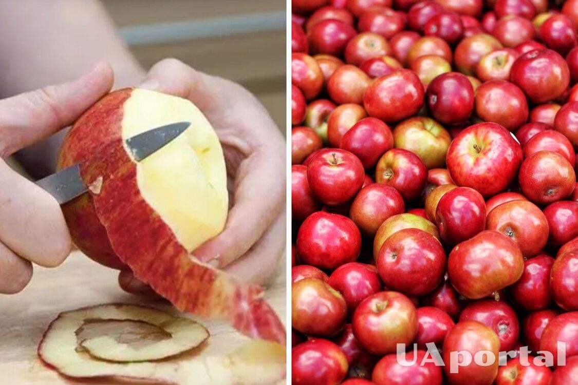 Чому не можна викидати яблучні шкірки та як їх використати в побуті та кулінарії