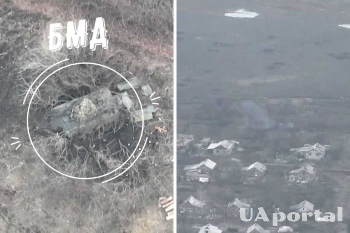 Артилерія Нацгвардії прямим влучанням знищила бойову машину російського десанту: вибухове відео