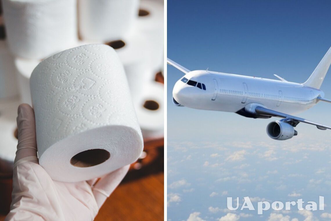 Интересные детали использования туалетной бумагой в самолетах