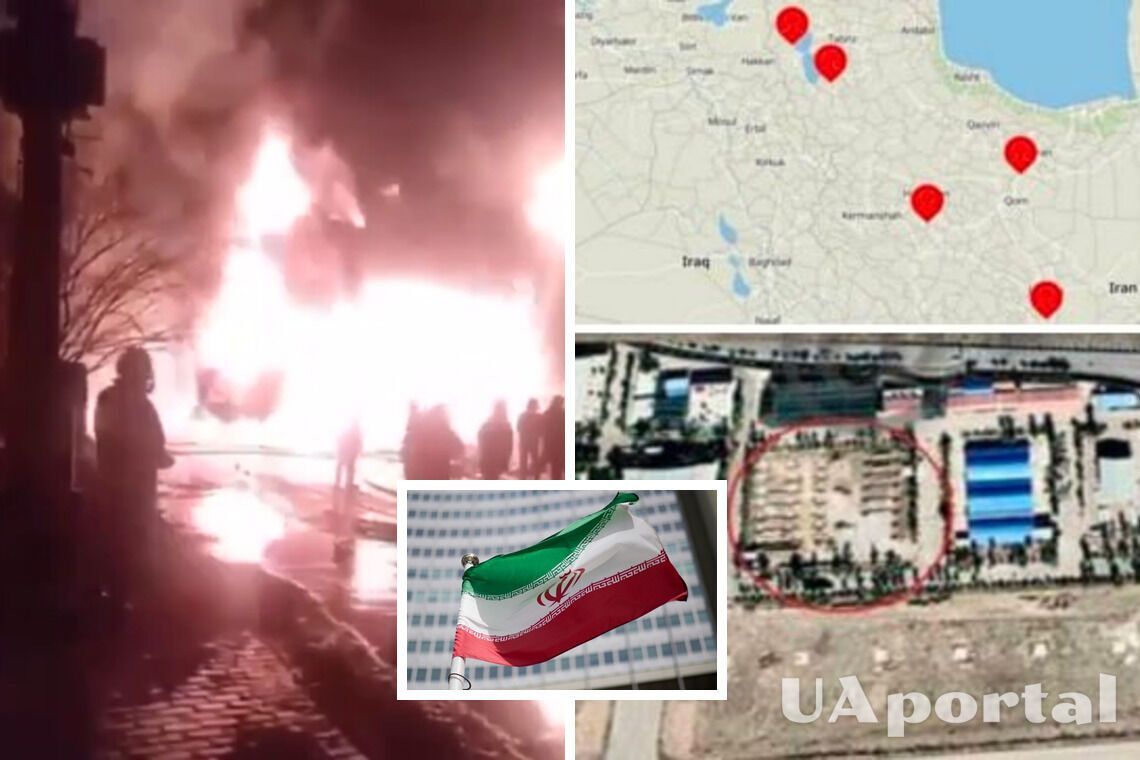 Беспилотники атаковали военные объекты в Иране
