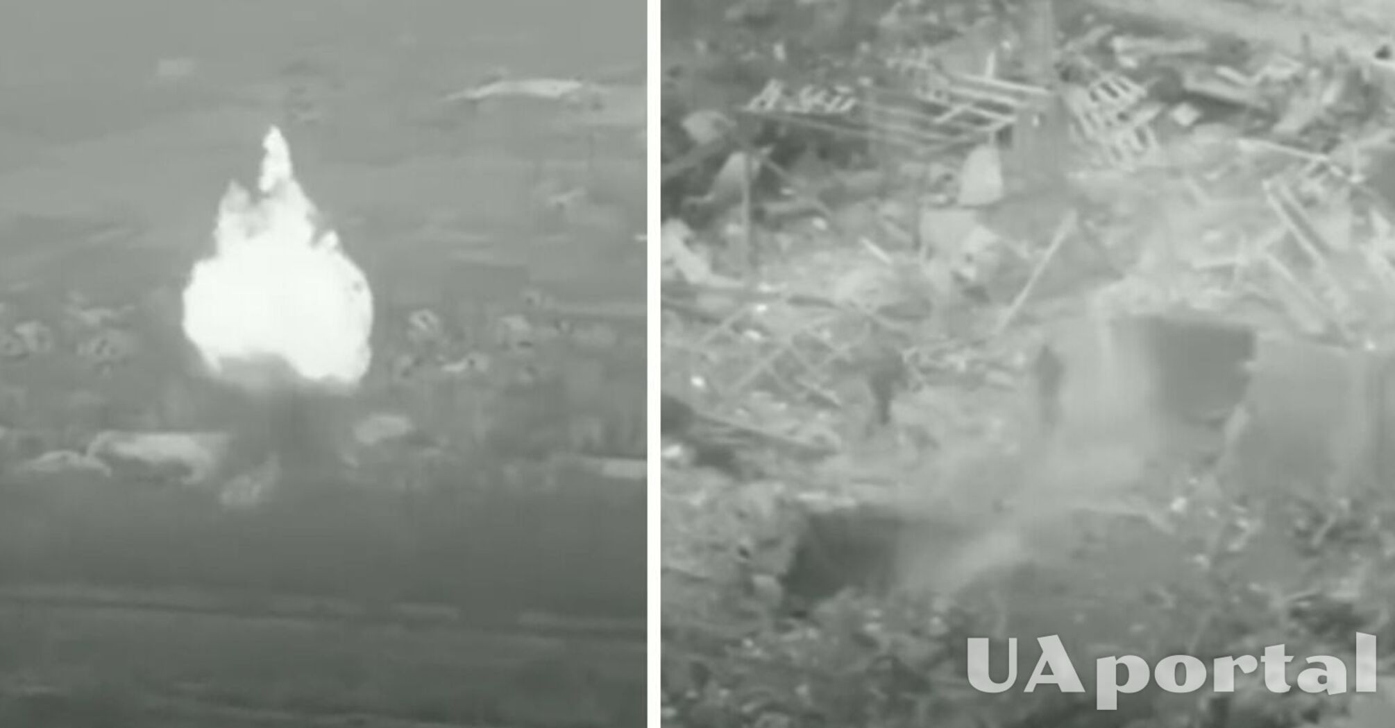 Аеророзвідка Нацгвардії разом з артилеристами 28-ї ОМБр знищили командний пункт росіян біля Бахмута: відео