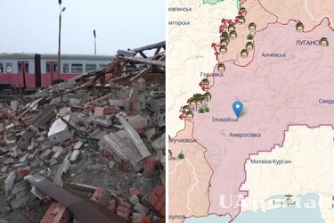 Удар по вокзалу Иловайска