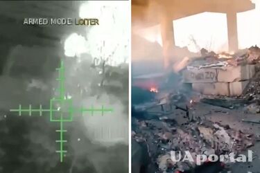 Военные показали видео подрыва склада БК оккупантов в Сватово и 'прилет' в Песках