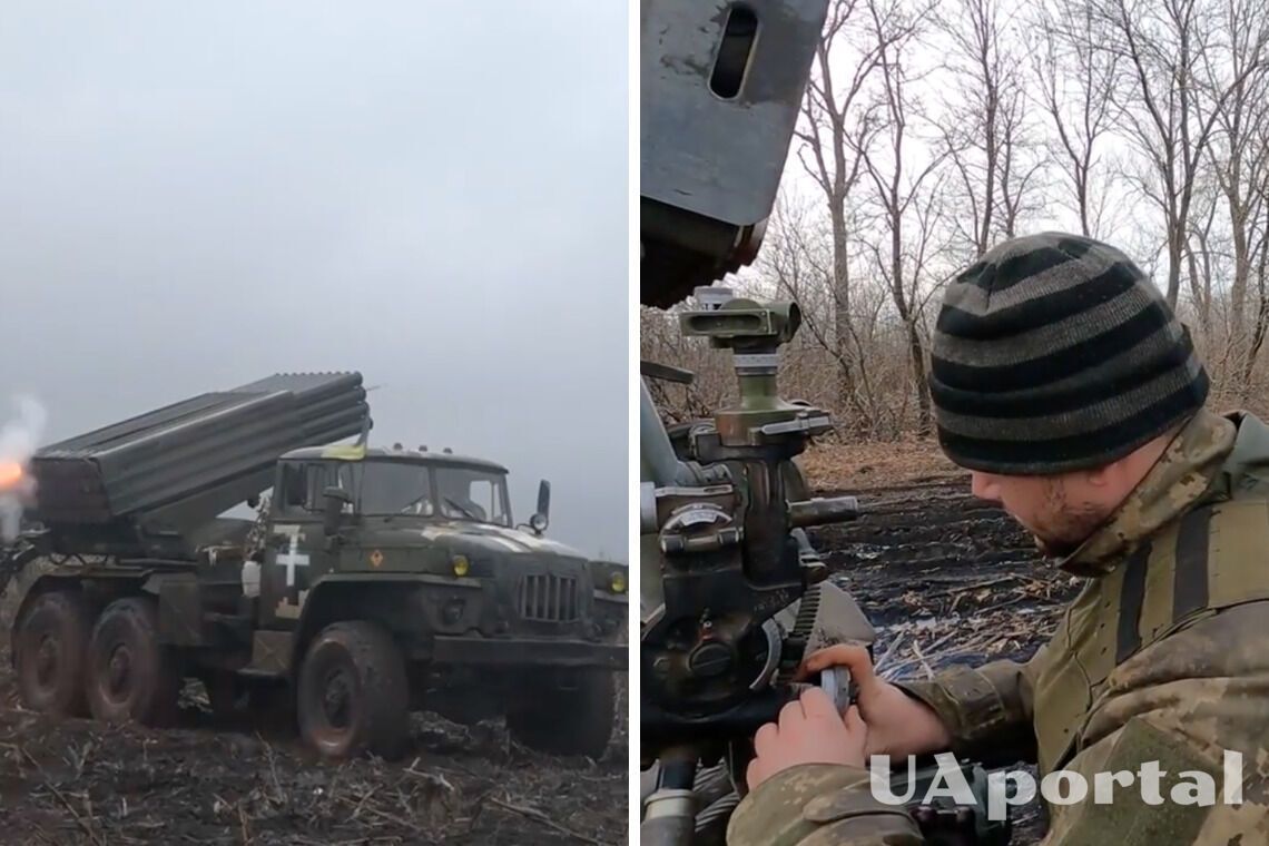 17-та окрема танкова Криворізька бригада показала відео, як військові з РСЗВ обстрілюють окупантів