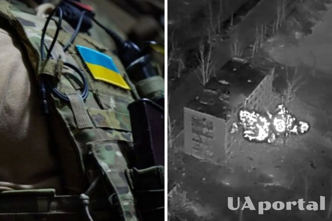 Украинские военные показали эффектное уничтожение оккупантов на Бахмутском направлении (видео)