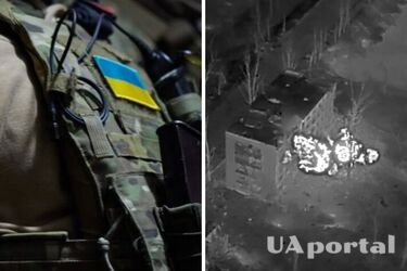 Украинские военные показали эффектное уничтожение оккупантов на Бахмутском направлении (видео)