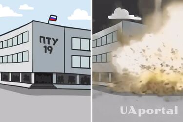 Мультик об ударе HIMARS по казарме с оккупантами в Макеевке