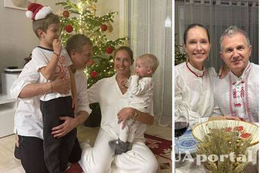 Горбунов и Осадча показали, как отмечали Сочельник с детьми (фото)