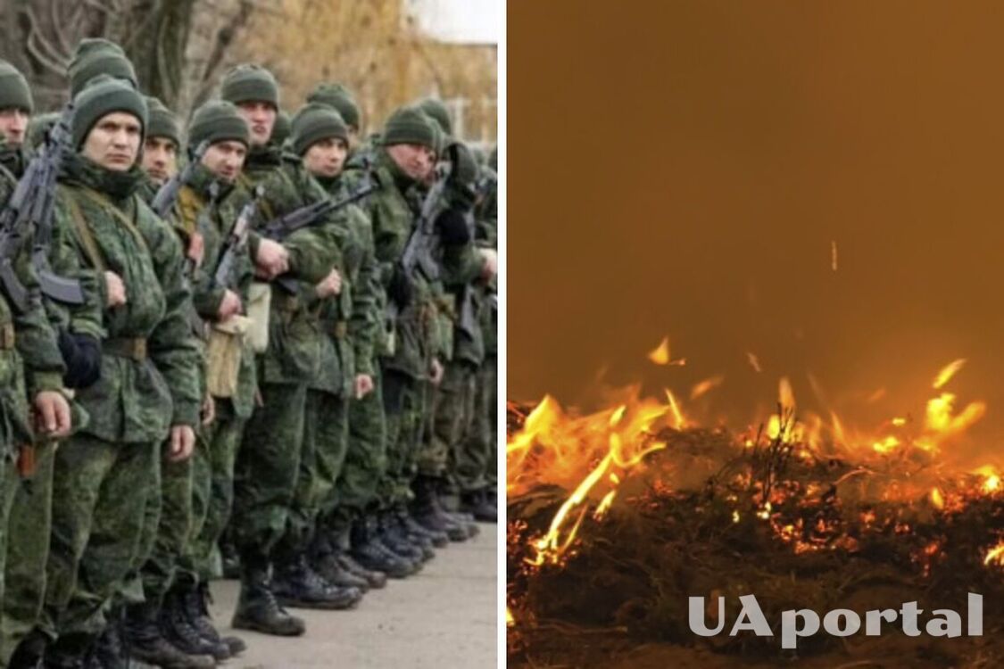 Под Оренбургом из-за пьяного командира сгорел палаточный лагерь мобилизованных россиян (видео)