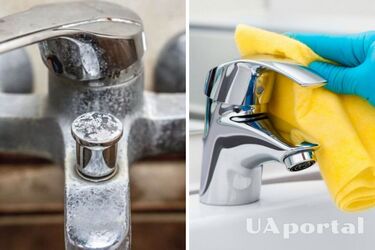 Как очистить кран от известкового налета