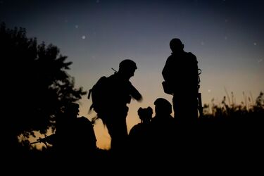 Арта 'Стальной границы' поразила взводный опорный пункт российских боевиков (видео)