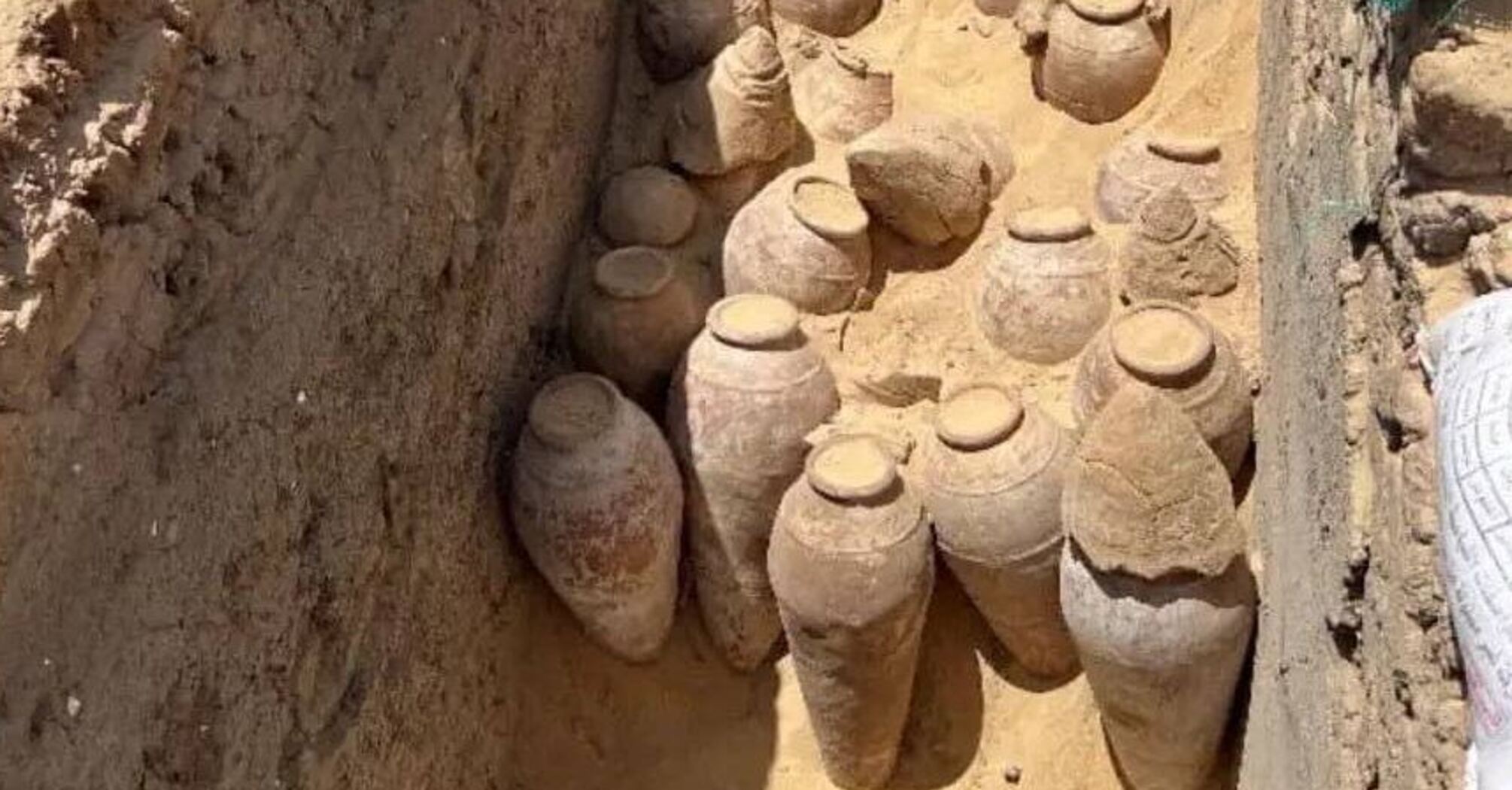 В Египте нашли глиняные кувшины с вином 5 тысяч лет (фото)