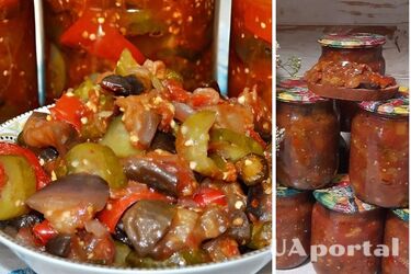 Как сделать салат из баклажанов и помидоров на зиму