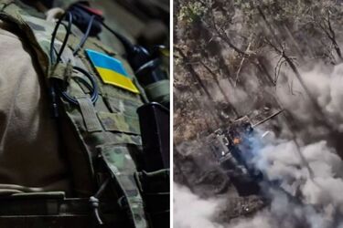 Украинские военные эффектно ликвидировали российский танк Т-80 на Авдеевском направлении (видео)