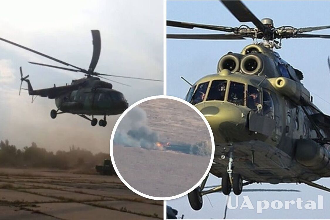 Бійці Січеславської бригади збили російський гелікоптер Мі-8 (відео)