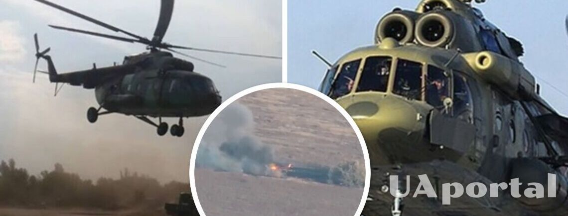 Żołnierze Brygady Siczesawskiej zestrzelili rosyjski śmigłowiec Mi-8 (wideo)