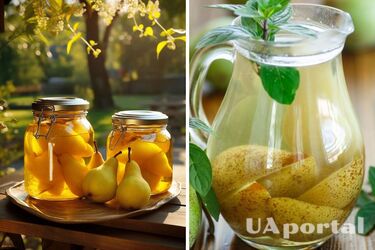 Как сделать компот из груш и лаймом