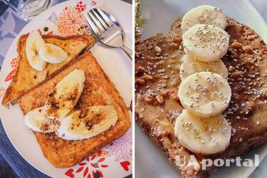 Как сделать тост с твердым сыром и бананом