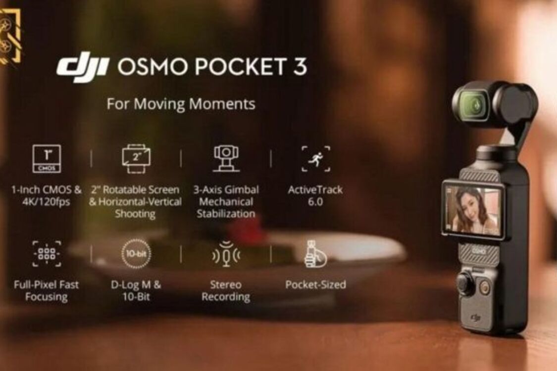 The new DJI Osmo Pocket 3 camera has been released: what do we know about it