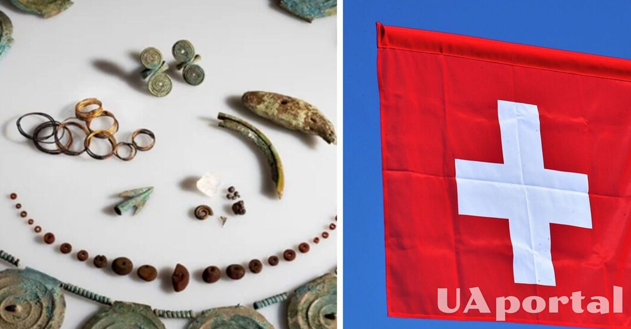 A set of Bronze Age women's jewelry discovered in Switzerland (photo)