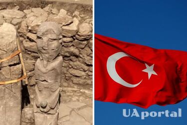 Starożytny posąg mężczyzny chwytającego się za genitalia odkryty w Turcji (zdjęcie)