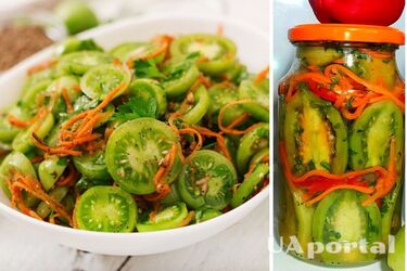 Як замаринувати зелені помідори по-корейськи на зиму