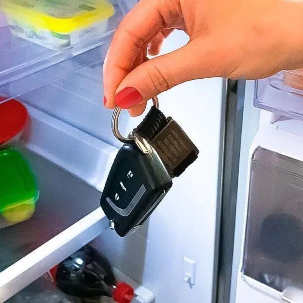 Зачем держать ключи от машины в холодильнике