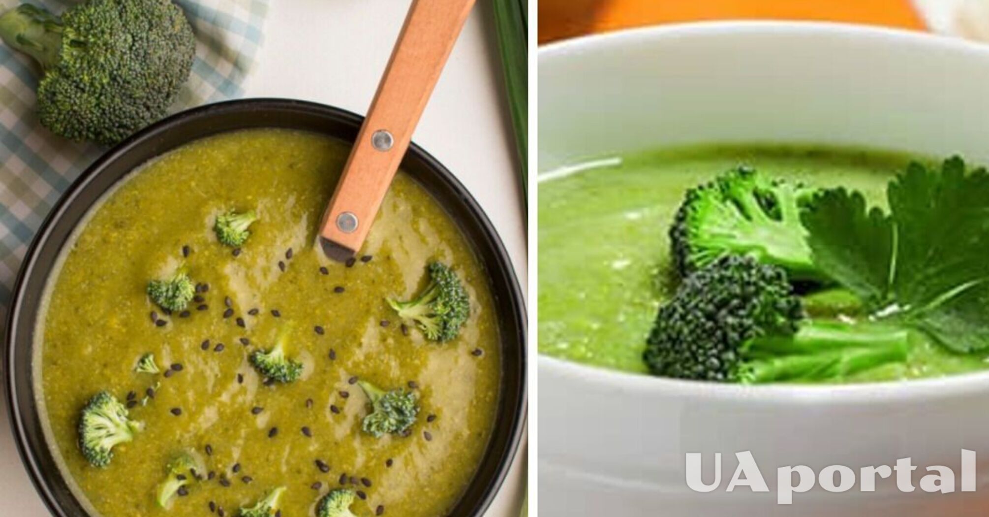 Суп из брокколи с сыром