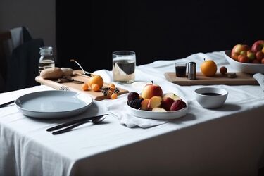 Будет как новая: как легко отстирать скатерть от пятен