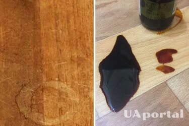 How to remove old stains on the table