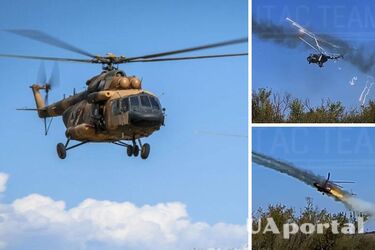 На Запорожском направлении пилоты двух Ми-17 накрыли российскую пехоту огнем: видео