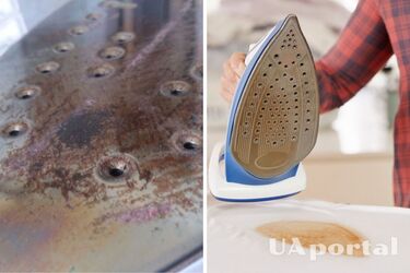 How to clean a burnt iron at home